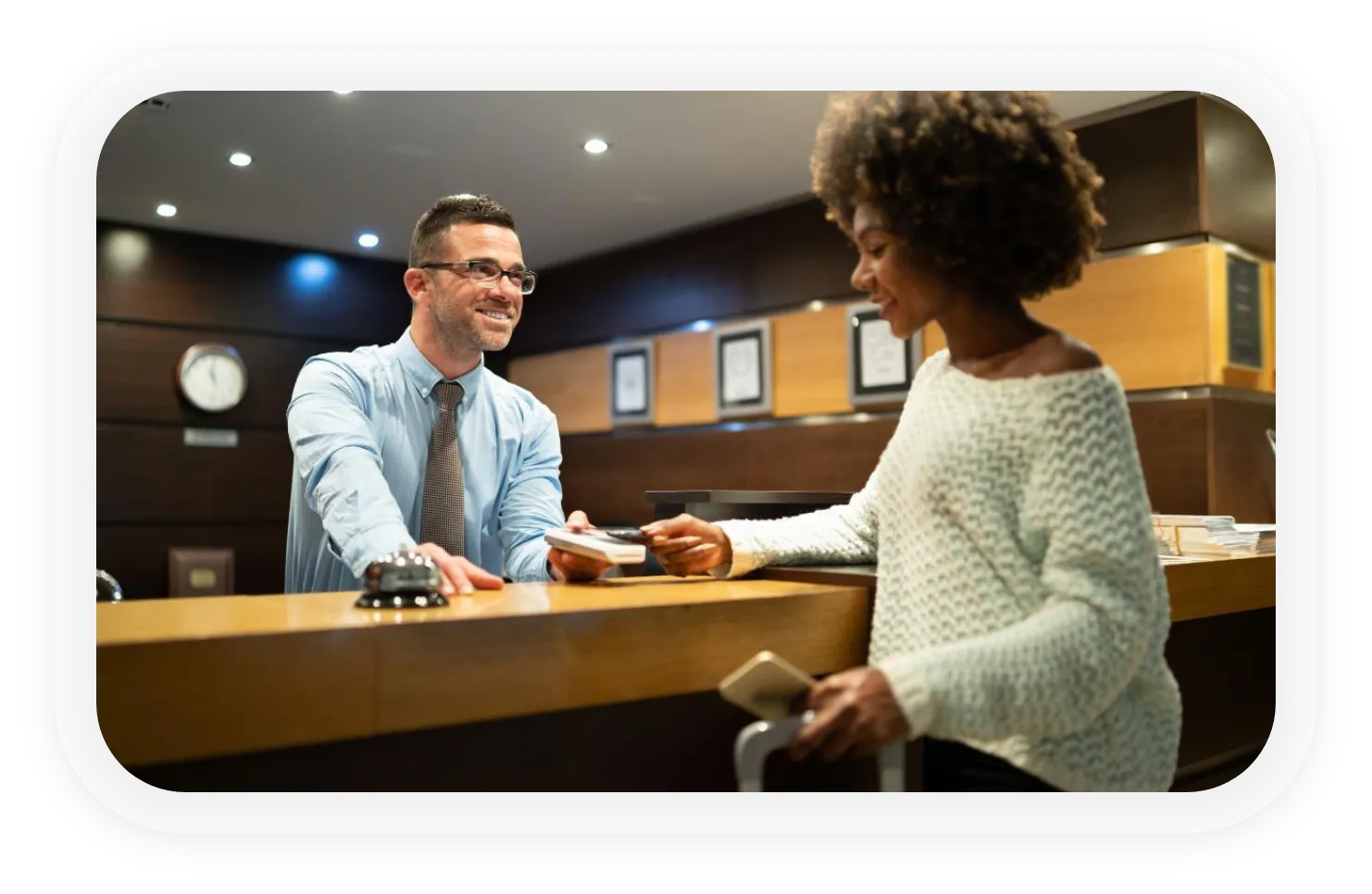 4 people having meeting on office table